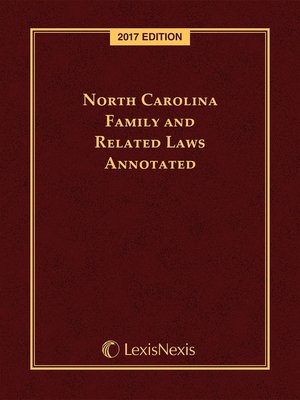 cover image of North Carolina Family and Related Laws Annotated